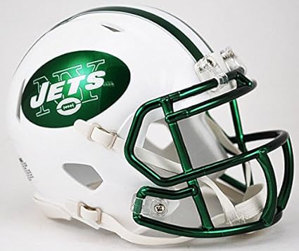 Amazoncom Riddell Nfl New York Jets 2017 Color Rush Chrome
