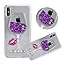 iPhone XS Case,iPhone X Case,Shinetop Soft TPU Silicone Rubber Glitter Case 3D Liquid Quicksand Cover Dynamic Floating Bling Diamond Sparkle Crystal Protective Case for iPhone XS 2018 / iPhone X 2017