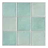 Commomy 10 Pcs Matte 3D Peel and Stick Tile