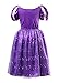 Little Girls Princess Rapunzel Dress Costume (Purple, 110cm for 3 Years)