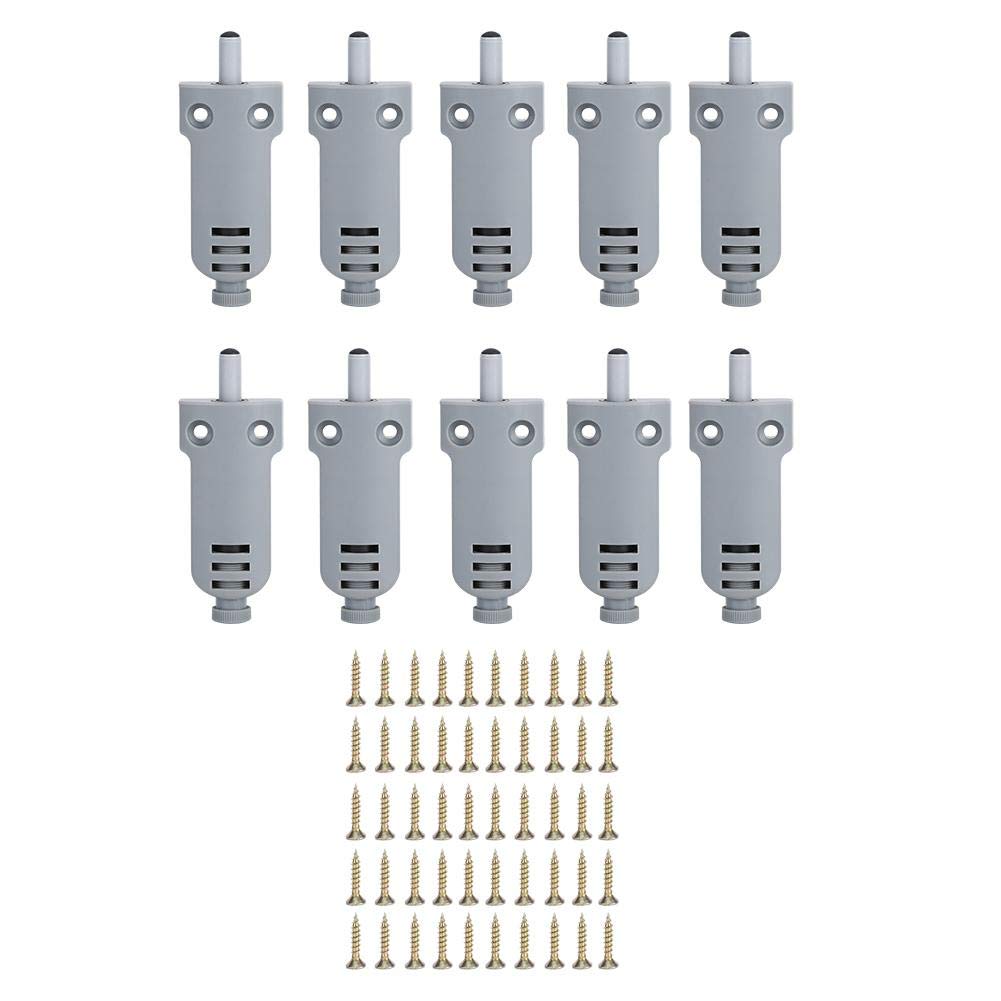 Photo 1 of 10 PCS Soft Close Damper, ABS Plastic Cupboard Cabinet Door Buffer, Adjustable Damping Bumper Close Adpater, 5~15kg Load Removable Wardrobe Drawer Closing Silencer with 50 Screws