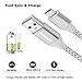 Short Micro USB Cable Android Charger, iSeekerKit 1Ft Nylon Braided High Speed USB to Micro USB Charging Cables Compatible for Samsung, HTC, Motorola, Nokia and More