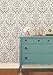 NuWallpaper NU1826 Slate Quatrefoil Peel & Stick Wallpaper, Blue