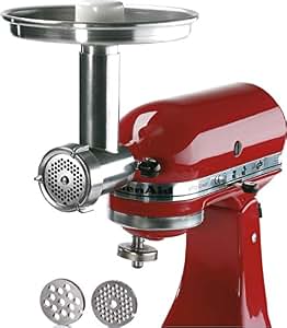 assemble grinder to meat how kitchenaid for Jupiter Amazon.com: Food Grinder Attachment Metal
