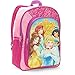 Disney Princess Backpack for Girls with Sparkles (16 Inch, Pink, School Supplies)