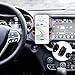 IKOPO One Touch Air Vent Car Mount Holder Cradle for iPhone 7 7 Plus/ 6s Plus/6s/6, Samsung Galaxy S8 Edge S7 S6 Note 5, Nexus 6,Smartphones(Black)