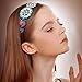 Aprince 3 piece Headbands for Women Headbands Women Hair Rhinestone Headbands Crystal Beaded Headbands for Women Lady Hair Ties Elastic Hair Scrunchies Hair Bobbles Handmade 3 Colors