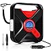 TINMIU Portable Air Compressor Pump - DC 12V Auto Tire Inflator with LED Light - Digital Air Pump for Car - Truck - Bicycle - Balls Toys and Other