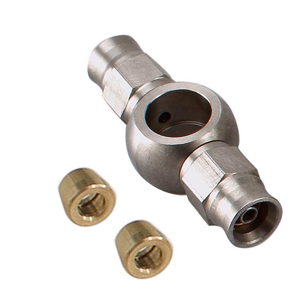Stainless Steel Brake Fitting Straight 3AN (AN3) To 3/8