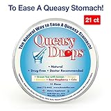 Three Lollies Queasy Drops Assorted for Nausea Relief, 21 Count