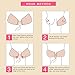 IH-TECH Adhesive Bra, Push Up Strapless Bra with Drawstring Reusable Invisible Silicone Backless Bras for Women (Nude, Cup D)