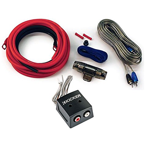Kicker 09DCK8 D Series Amplifier Kit with KISLOC Line Output Converter for Factory Radio Integration