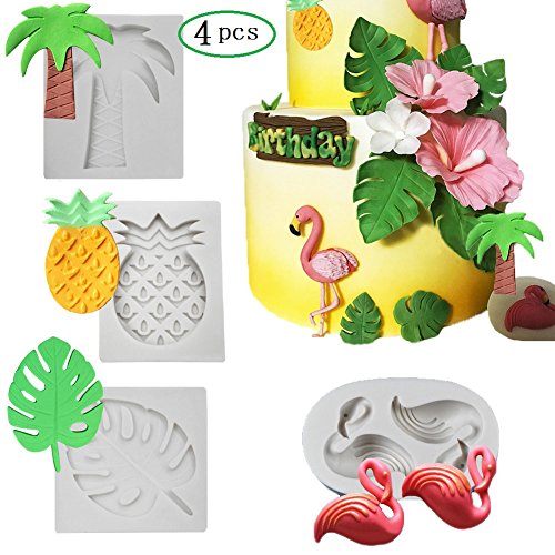Tropical Rain Forest Theme Silicone Cake Fondant Mold