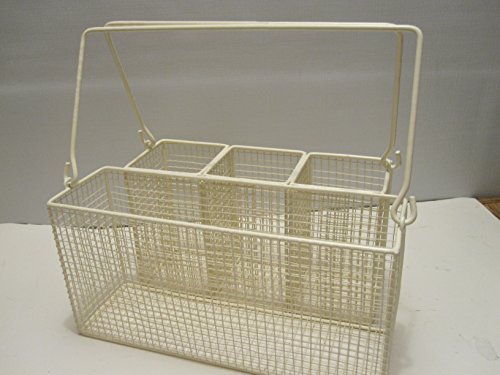 Utensil Caddy Multi-Purpose Steel Mesh Great for Kitchen, Dining, Entertaining, Tailgating, Picnics, Silverware, Napkin Holder, and Condiment Organizer