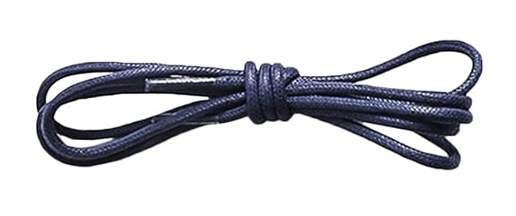 Icole 1 Paar Premium Schnürsenkel rund gewachst Gewachste Schnürsenkel für Business-Schuhe und leder Anzug-Schuhe Arbeitsschu