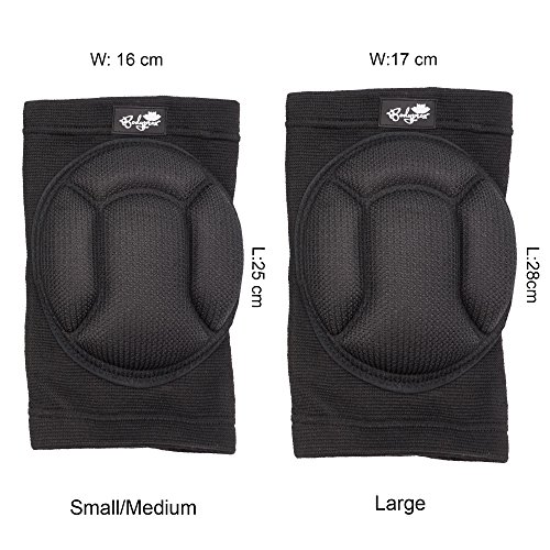 Bodyprox Protective Knee Pads, Thick Sponge Antislip, Collision Avoidance Knee Sleeve Muay