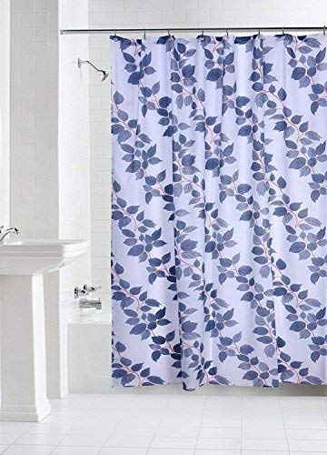 Yellow Weaves Designer PVC Printed Shower Curtain Set of 2pcs - 54X80 Inches