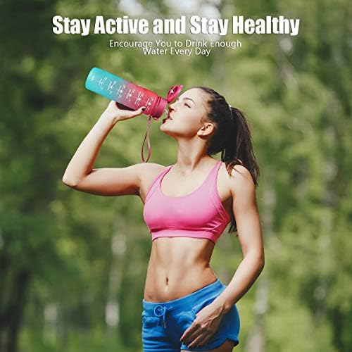 Reusable BPA-free water bottle with a $15.99 price tag.