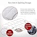 Decroom Cotton Quilted Comforter -Lightweight Duvet Insert- California King
