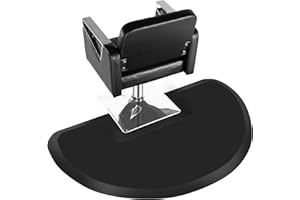 OmySalon 1/2'' Thick Anti Fatigue Mat for Hairstylist Standing, 3'x5' Barber Floor Matt Square Base for Salon Styling Chair, Hair Cutting Hairdressing Equipment