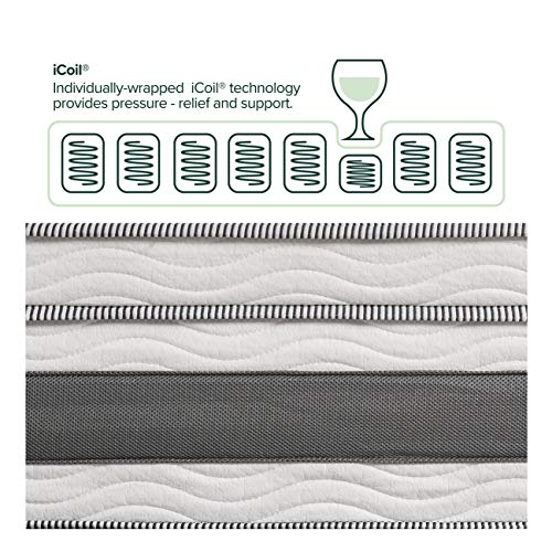 ZINUS 14 Inch Green Tea Cooling Gel Memory Foam Hybrid Mattress