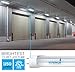 Hyperikon T8 LED Light Tube, 2ft, 10W (25W equivalent), 5000K (Crystal White Glow), Clear Cover, Dual-end powered, UL-listed