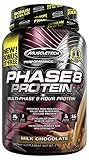 MuscleTech Phase8 Protein Powder, Sustained Release 8-Hour Protein Shake, Milk Chocolate, 2.20 Pounds (998g)