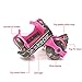 Webetop Kids Lighted Heel Skate Rollers Adjustable Two Wheels Skate Shoes Scooters,One Size Fits Most,60KG Weight Limited,With Portable Bag and Mini Wrench for Adjusting Size,Pink