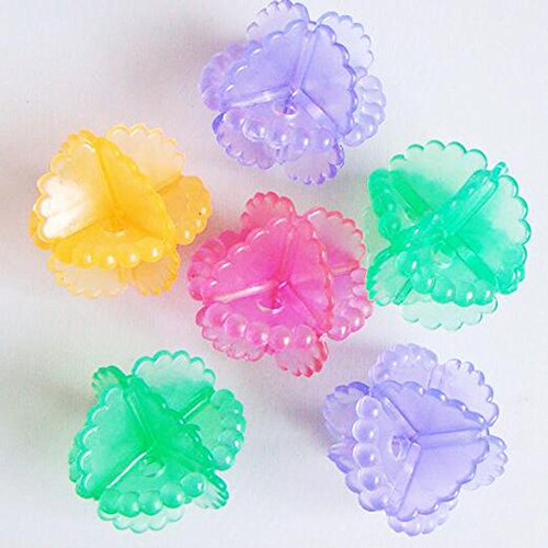 YOYOSTORE 4 Anti Reusable Soft Spherical Cleaner Washing Machine Laundry Washer Dryer Ball - Random Color
