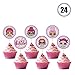 48 LOL Cupcake Toppers & Liners Set, Cake Decorations Topper Wrapper for Girl Theme Birthday Party