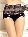 RwalkinZ Women's Sexy Bandage T Back Black Lace Bin High Waist Corset Thongs,XX Large/ 14W - 16W