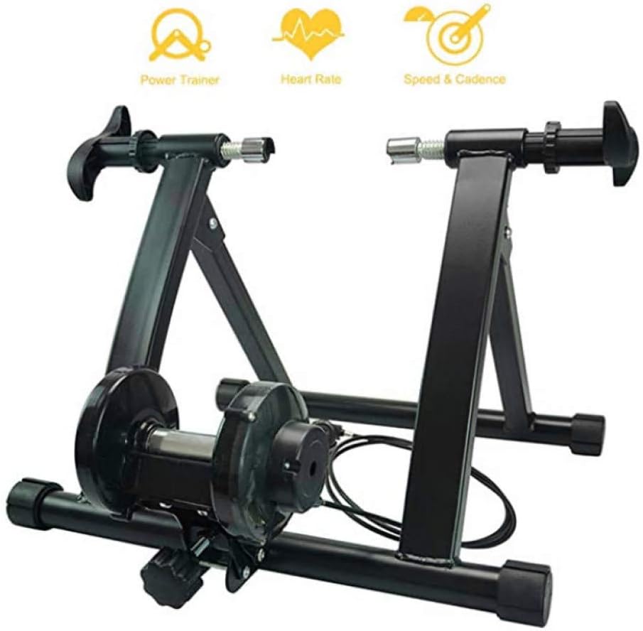 Home Trainer Bicycle Trainer, Magnetic Turbo Trainer Bike Bicycle with Speed ​​Controller, Foldable Trainer