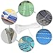 AUSTOR 700 Pieces Zip Ties White Nylon Cable Zip Ties Self Locking Cable Ties in 4/6/ 8/10/ 12 Inches for Home Office Garage and Workshop