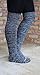 Lucky Love Womens Boot Socks, Knee High Multi-Color in Single Pack (Black)