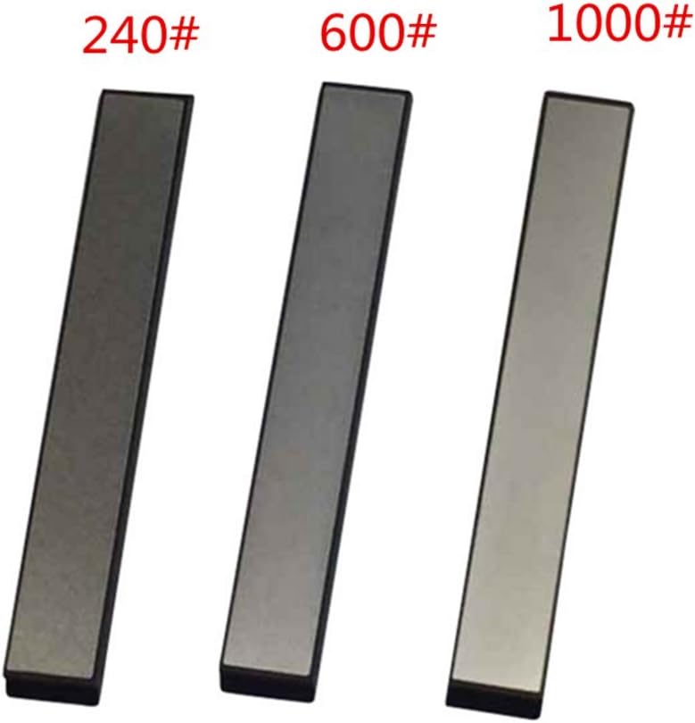 SharpMax Kitchen Knife Diamond Stone Sharpener Edge Whetstone Blade Sharpening Stones Angel Fixed 240# 600# 1000# Grit Stone (1 Set 3pcs)