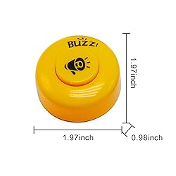 Gelabur Set of 4 Buzzers for Trivia Games, Answer