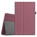 Fintie Folio Case for All-New Amazon Fire HD 10 Tablet (Compatible with 7th and 9th Generations, 2017 and 2019 Releases) - Premium PU Leather Slim Fit Stand Cover with Auto Wake/Sleep, Plum