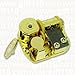 Huiliduo Gold Plating 18 Note Musical Movement-Different Tunes Available (Tune is Edelweiss)