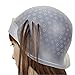 Lookatool Professional Salon Reusable Hair Colouring Highlighting Dye Cap Hat Hook Frosting Tipping (Clear)