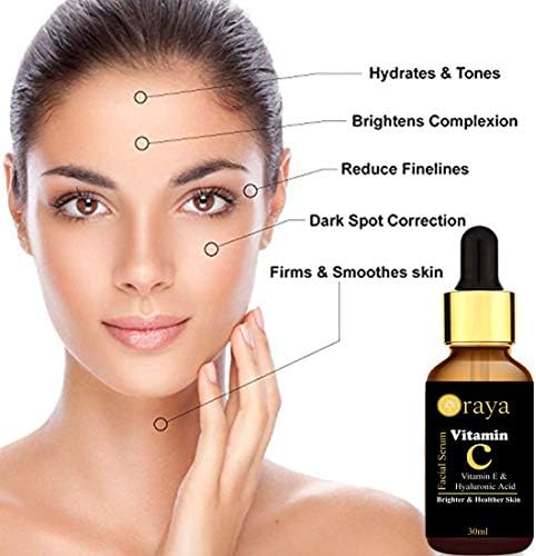 Oraya Vitamin C Face Serum for Skin Brightening, Anti Ageing & for Glowing Skin 30ml