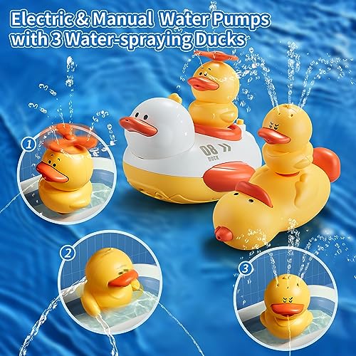 Electric Bath Toys for Toddlers 13,Baby Bath Toys No Mold Bathtub