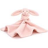 Jellycat Bashful Blush Bunny Soother, 13.5" | Security Blanket &amp; Lovey for Babies | Baby Gift