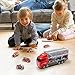 Die-Cast Toy Trucks Fire Engine Trucks Gift Set - Mini Rescue Fire Vehicles Car Toy in Carrier Truck Play Car Fire Trucks for Boys Girls Toddlers Kids