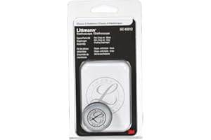 3M Littmann Stethoscope Spare Parts Kit – Classic II Pediatric Diaphragm Assembly, Includes Black & Gray Rim, Floating Diaphragm, 40012