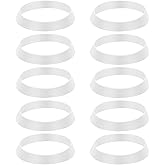 10 PCS Seal Ring Silicone Washer Waste Pipe Seal Ring Rubber Gasket Washers Plumbing for 1 1/2 Inch Drain Pipe Sink Drains (W