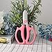 Garden Pruning Shears Scissors with Comfort Grip Handle, Premium Steel Professional Floral Scissors, Perfect for Arranging Flowers, Pruning, Trimming Plants, Gardening Tool (Pink)thumb 1