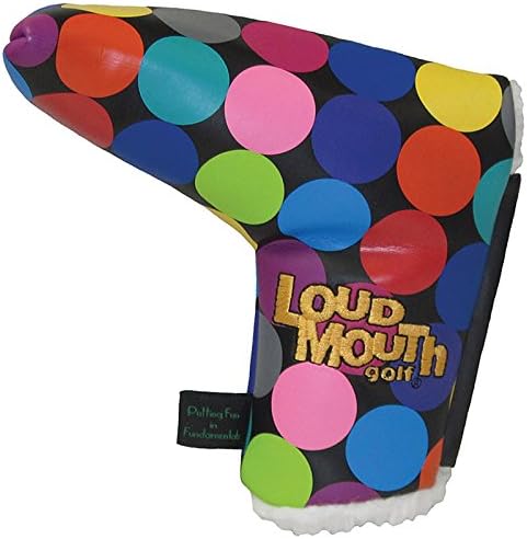 LoudMouth Golf Disco Balls Magnetic Putter Cover NEW