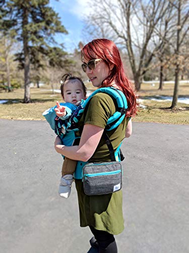 image for TOKKIE BABE Baby Carrier Extension Storage Pouch - Fit All Essentials 