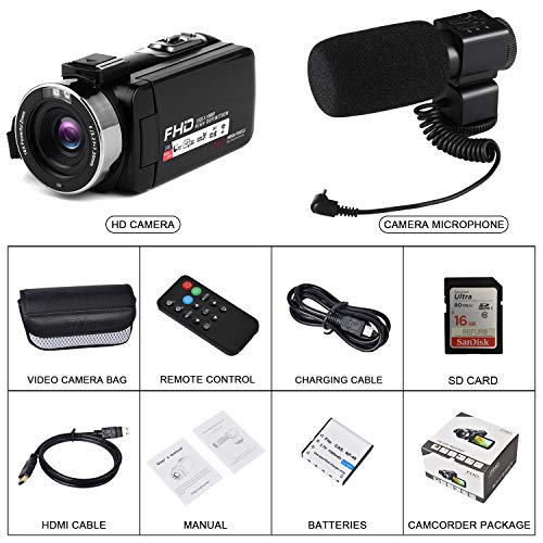 6 Camcorder+Comkes+Vlogging+External+Microphone