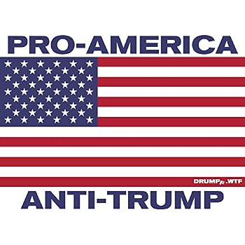 Amazon.com: Drumpf.WTF Pro America, Anti-Trump Patriotic USA Flag 4.5 ...